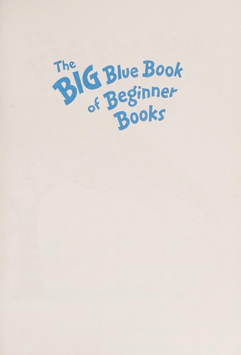 Cover of The Big Blue Book of Beginner Books