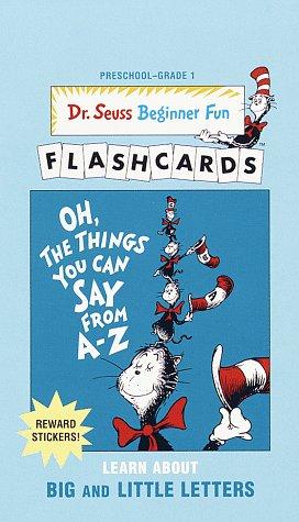 Cover of Oh, the Things You Can Say from a to Z-UPC Edition (Dr. Seuss Beg Fun Flashcrd(TM))