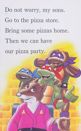 Cover of Teenage Mutant Ninja Turtles pizza party