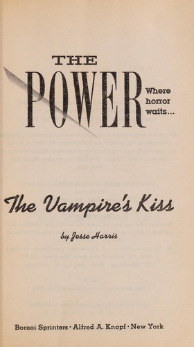 Cover of The vampire's kiss