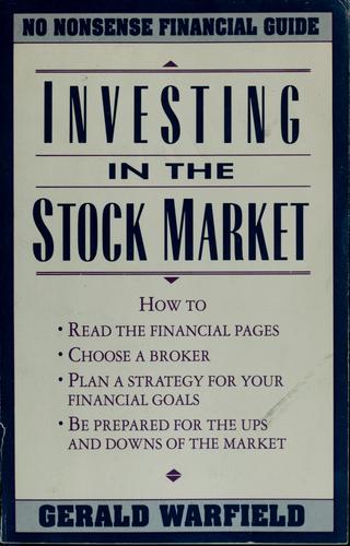 Cover of Investing in the stock market