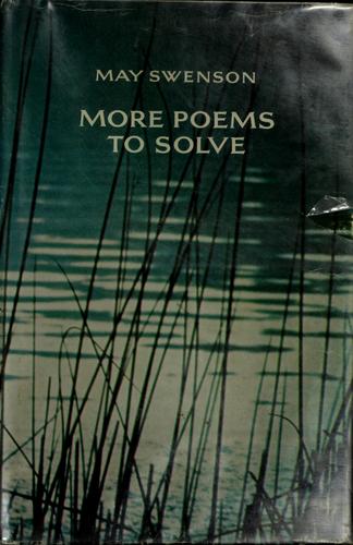 Cover of More poems to solve