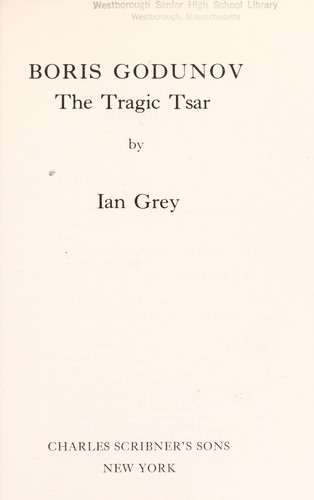 Cover of Boris Godunov