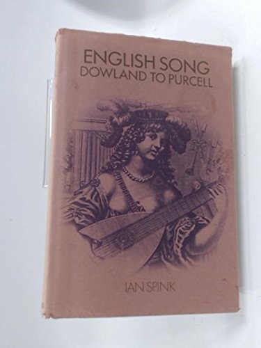 Cover of English song, Dowland to Purcell