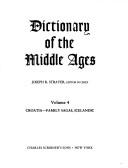 Cover of Dictionary of Middle the Ages