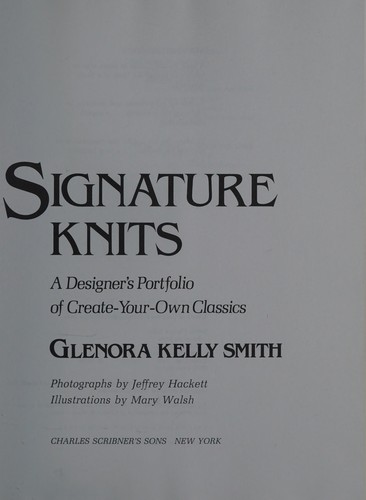 Cover of Signature knits