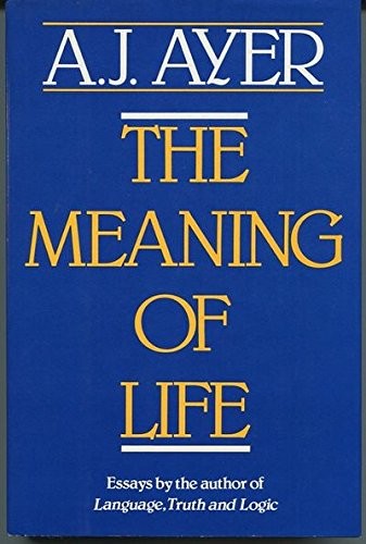 Cover of The meaning of life