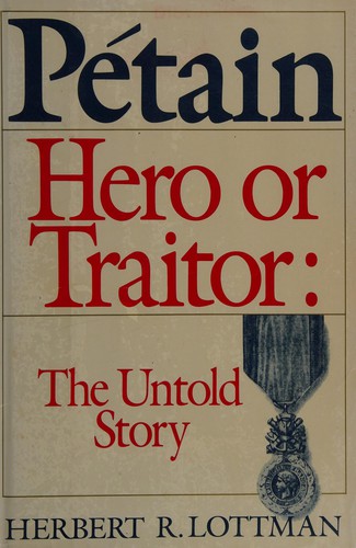 Cover of Pétain, hero or traitor