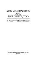 Cover of Mrs. Washington and Horowitz, too