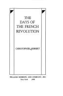Cover of The Days of the French Revolution