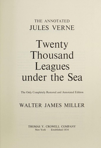 Cover of Twenty Thousand Leagues Under The Sea
