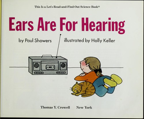 Cover of Ears are for hearing