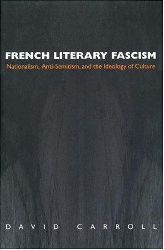 Cover of French Literary Fascism