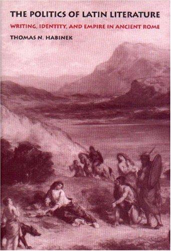Cover of The politics of Latin literature