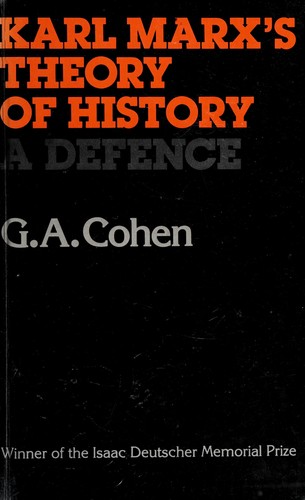 Cover of Cohen: Karl Marx'S Theory of History
