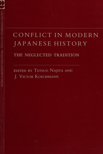Cover of Conflict in Modern Japanese History