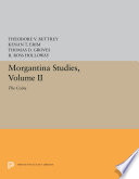 Cover of Morgantina Studies, Volume II