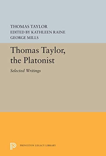 Cover of Thomas Taylor, the Platonist