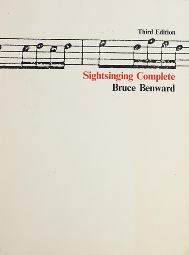 Cover of Sightsinging Complete