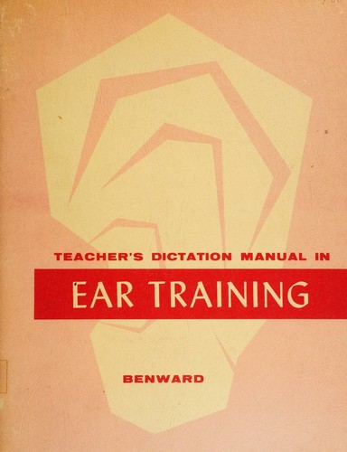 Cover of Teacher's Dictation Manual in Ear Traning