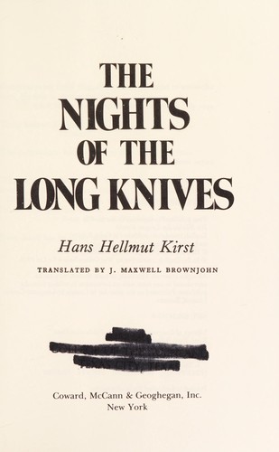 Cover of Nächte der langen Messer