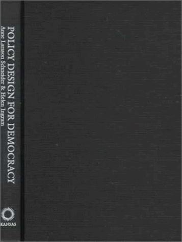 Cover of Policy design for democracy