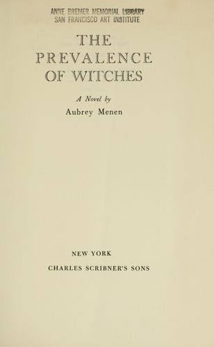 Cover of The prevalence of witches