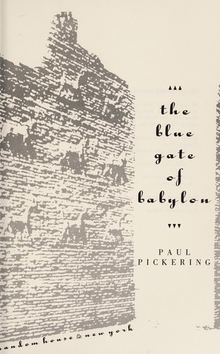 Cover of The blue gate of Babylon