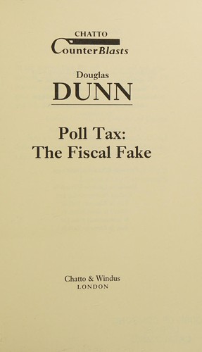 Cover of Poll tax