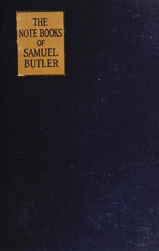 Cover of The Notebooks of Samuel Butler