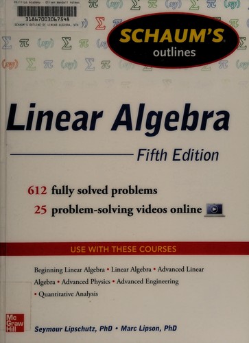 Cover of Linear algebra
