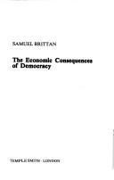 Cover of The economic consequences of democracy