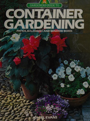 Cover of Container gardening