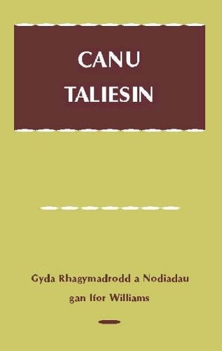 Cover of Canu Taliesin