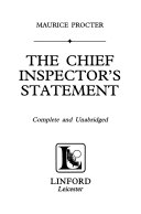 Cover of The Chief Inspector's Statement