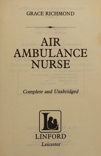 Cover of Air Ambulance Nurse