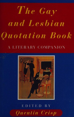 Cover of The Gay and Lesbian Quotation Book