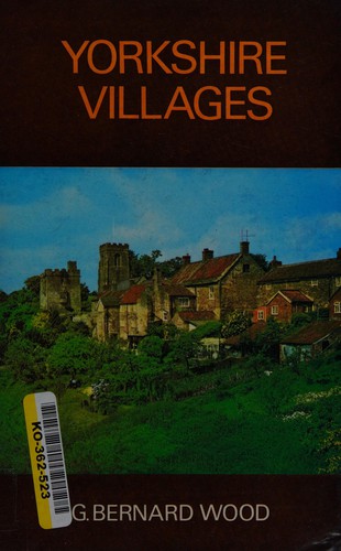 Cover of Yorkshire villages