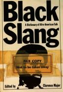 Cover of Black slang