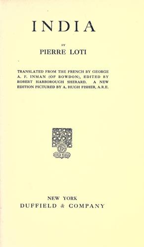 Cover of India