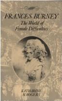 Cover of Frances Burney