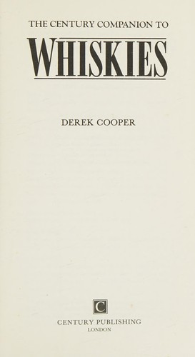 Cover of The Century Companion to Whiskies