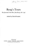 Cover of Byng's tours