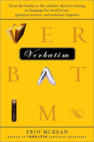 Cover of Verbatim