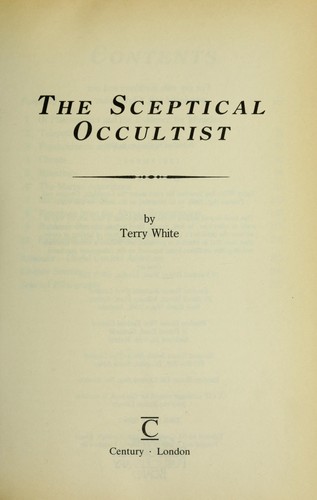 Cover of Sceptical Occultist