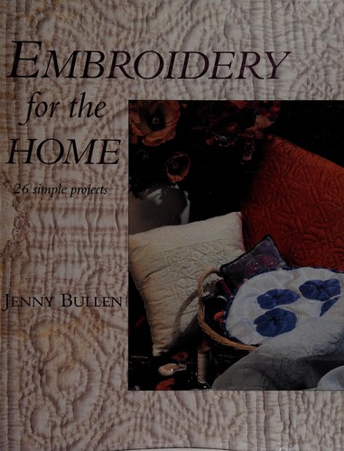 Cover of Embroidery for the home