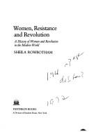 Cover of Women, resistance and revolution
