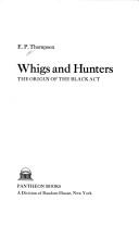 Cover of Whigs and hunters