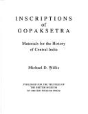 Cover of Inscriptions of Gopaksetra