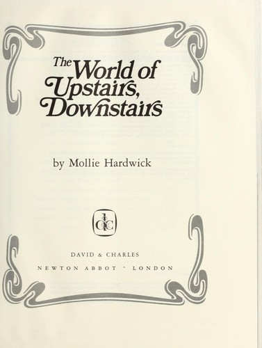 Cover of The world of Upstairs, downstairs